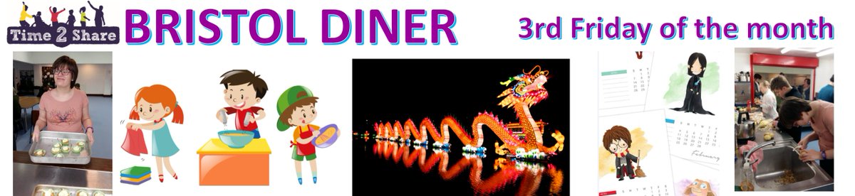 Time_2_Share's tweet photo. Have you booked on to our #BristolDinner Groups in 2019 yet?
#DisababledChildrensCharity #SocialGroup 12-18 year olds #IndependenceSkills #Bristol 6-9pm £6
Friday 18th Jan: Calendar Making &amp; Sports Taster
Friday 22nd Feb: Life Skills (11am-2pm)
Friday 15th March: Chinese Evening https://t.co/Vxz3lNFyTN