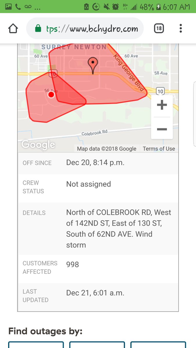 eunhaeme's tweet photo. @bchydro No power since 1pm yesterday. I havent had a wink of sleep. Please, send some crew. https://t.co/I2qeeduCt0