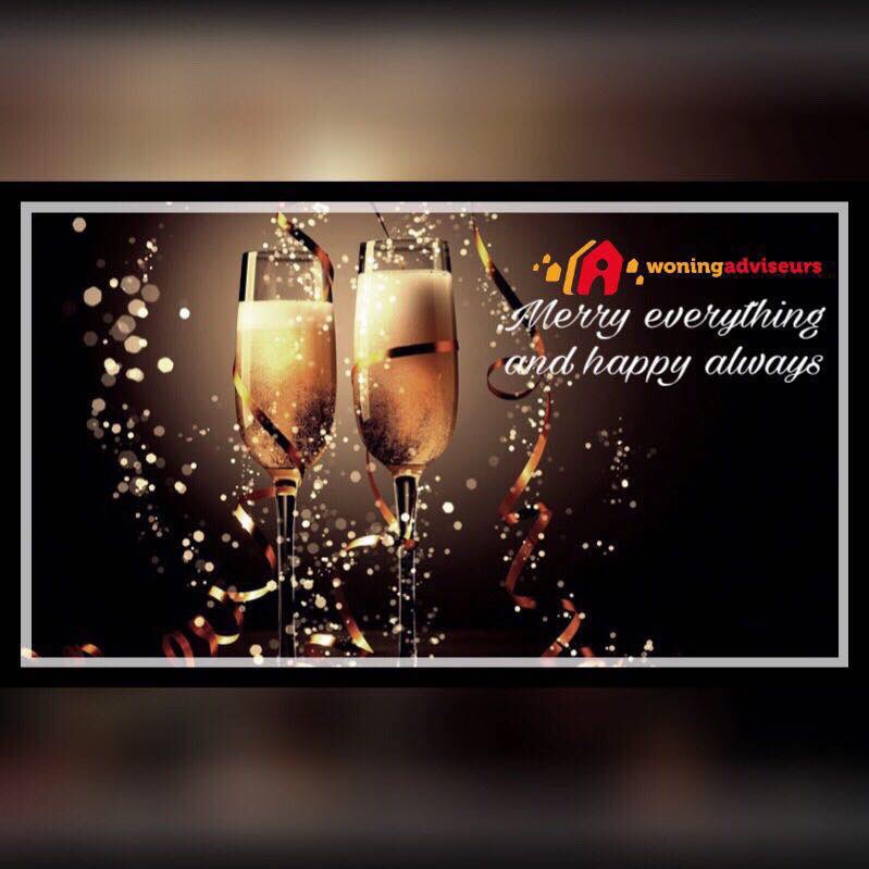 Team Woningadviseurs wenst iedereen fijne dagen! 🎄🎁🍾