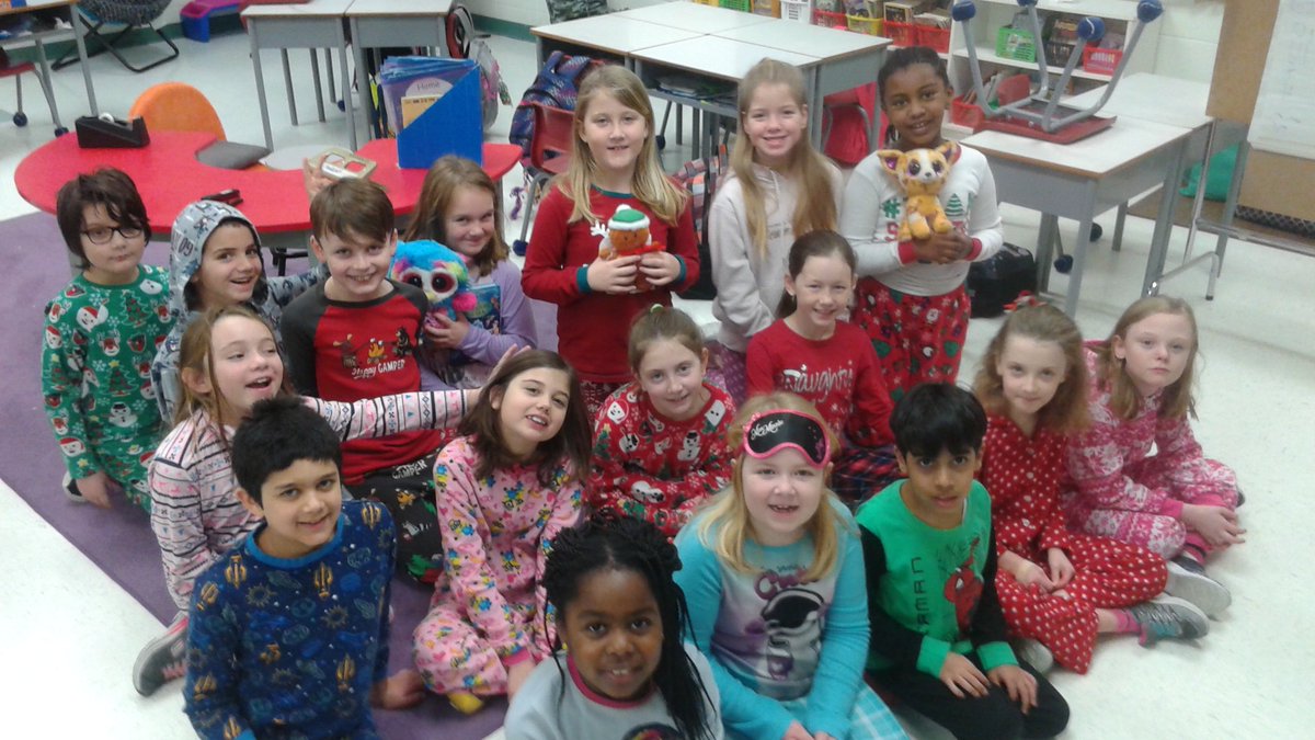 MERRY CHRISTMAS FROM OUR CLASS TO YOURS! #pyjamaday #lukocsb
