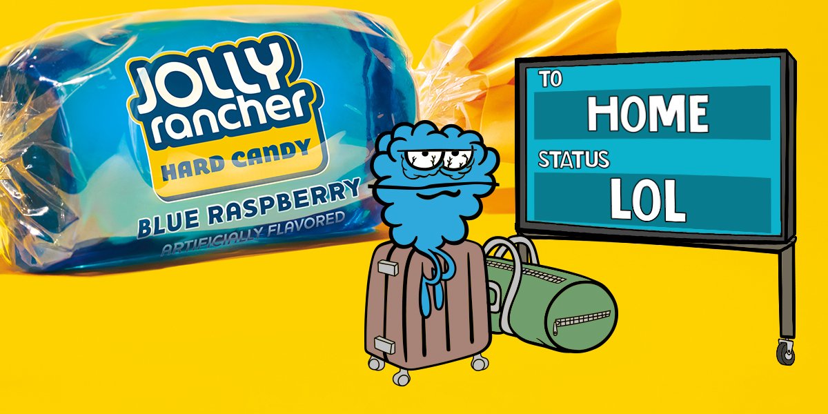 Tis' the season for sucky travel #KeepOnSucking #JollyRancher