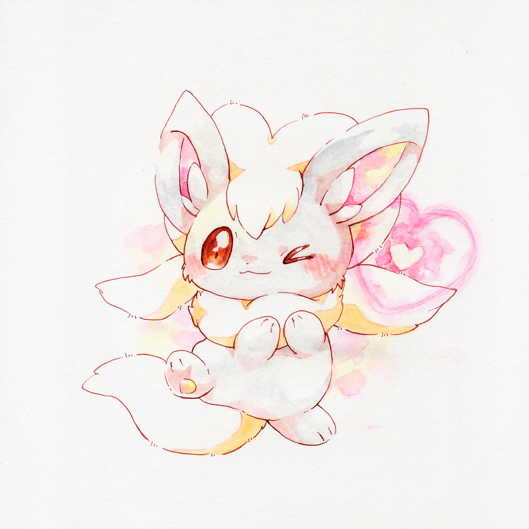 かな Sur Twitter チラチーノのメロメロ ポケモン版深夜の真剣お絵描き60分一本勝負 T Co Xpbcpj9jex Twitter