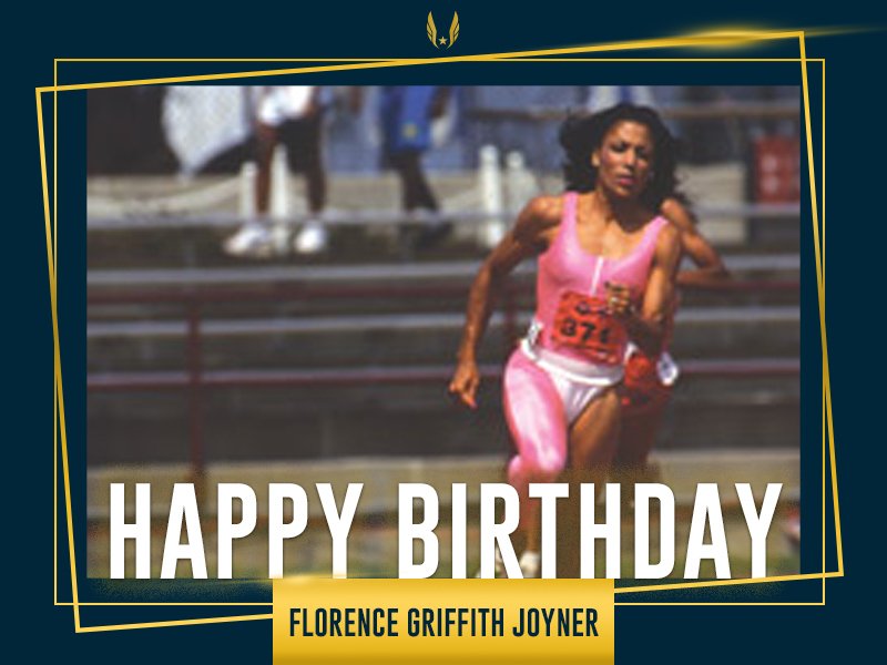 Today Florence Griffith Joyner would have turned 59. Happy birthday to the three-time Olympic gold medalist! 