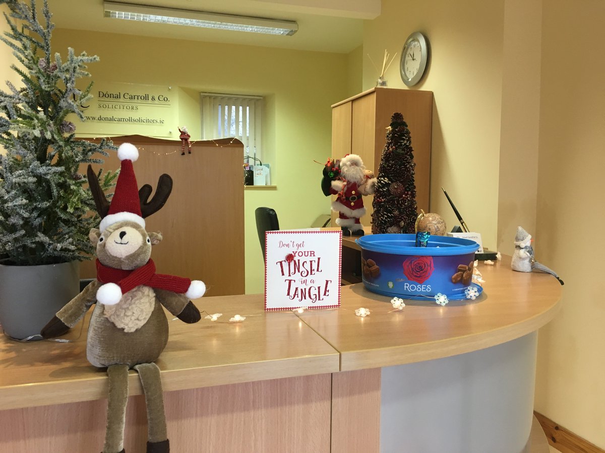 DC_Solicitors's tweet image. The office is closed for the Christmas period from 2.00pm Friday 21st December 2018 reopening on Thursday 4th January 2019.  I would like to wish you all a Happy Christmas and best wishes for 2019 - the support over the first few months on Harmony Hill was much appreciated.