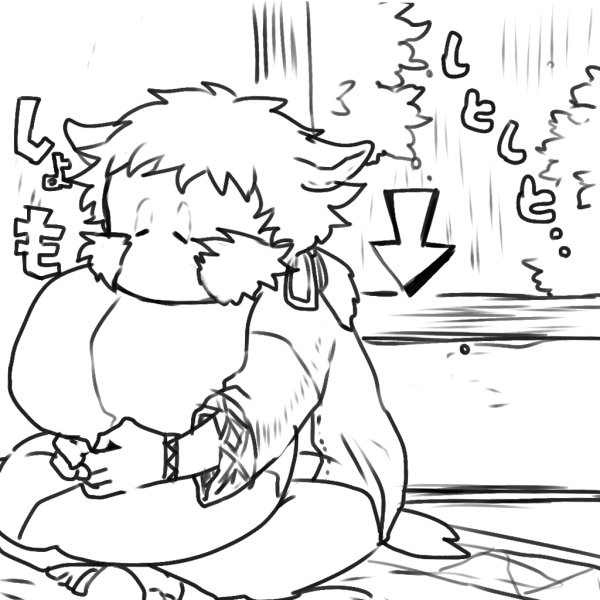 珍しく雨の日 
