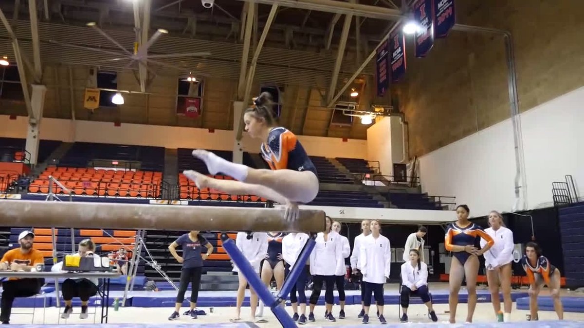Illinois Athletics Women's Gymnastics University of Illinois