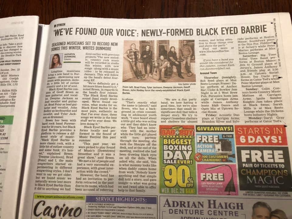dwaynejackson54's tweet photo. We made the news!! #blackeyedbarbie https://t.co/qVq1aNqReF
