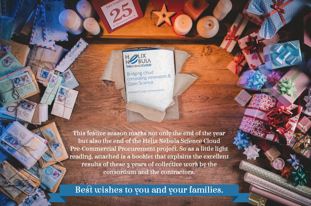 Helix Nebula (@helixnebulasc) on Twitter photo This festive season marks not only the end of the year but also the end of the #HNSciCloud Pre-Commercial #Procurement project. So as a little light reading, we are sending you this booklet. Best wishes to you and your families! <a href="/H2020_impact/">Impact in H2020</a> ow.ly/Abvh30n4DMr This festive season marks not only the end of the year but also the end of the #HNSciCloud Pre-Commercial #Procurement project. So as a little light reading, we are sending you this booklet. Best wishes to you and your families! <a href="/H2020_impact/">Impact in H2020</a> ow.ly/Abvh30n4DMr