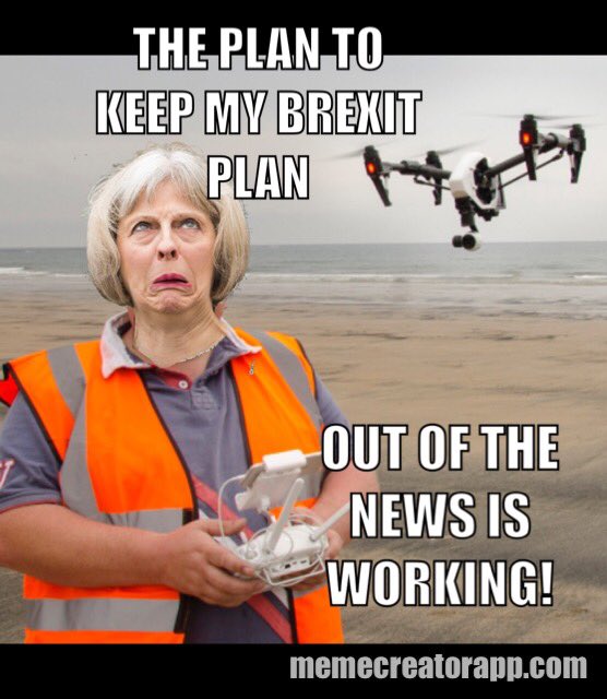 Spotted near #gatwick!! #drome #chaos #theresa #brexit #news