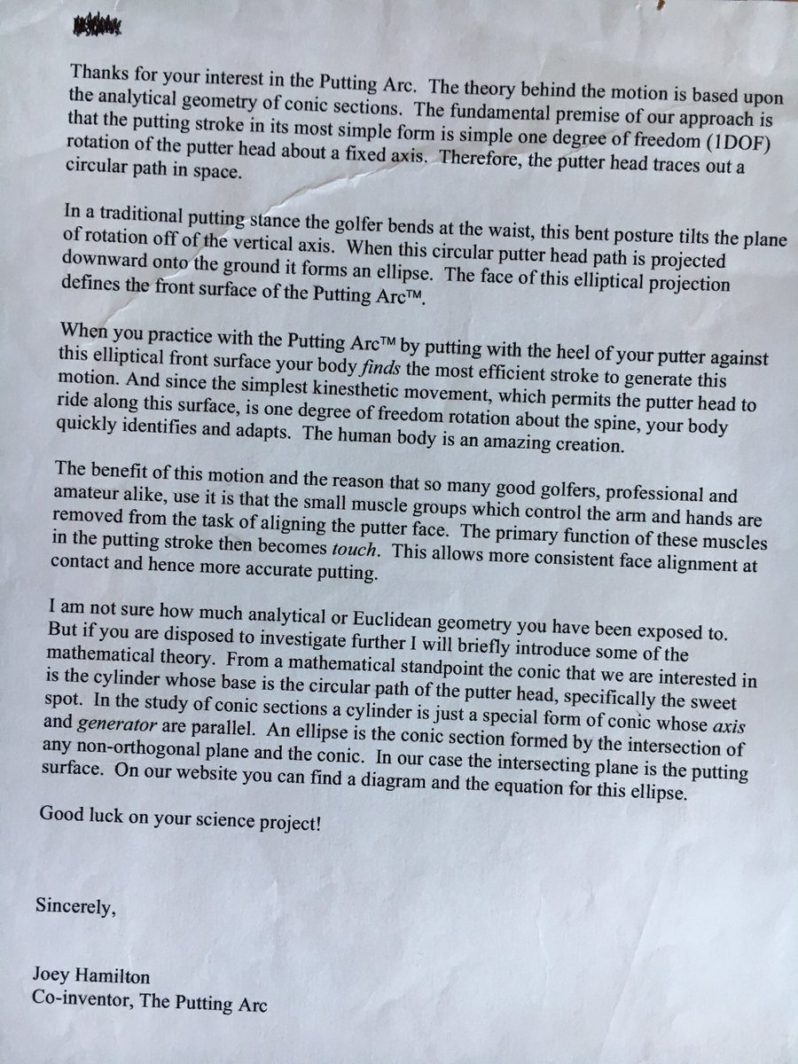 The Putting Arc, Inc tweet media