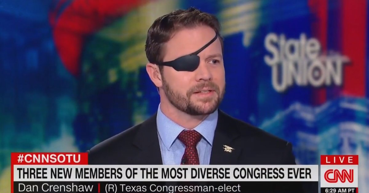 Mediaite's tweet image. Dan Crenshaw Calls Out Trump’s Syria Withdrawal in Op-Ed: ‘We Go There So They Don’t Come Here’ mediaite.com/a/ujkxe