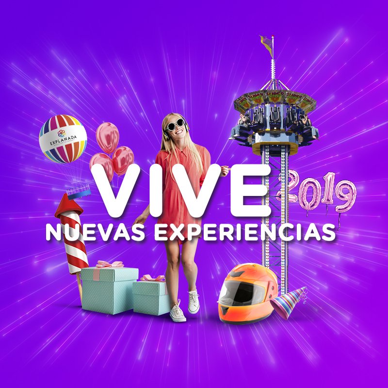 Comienza un nuevo año lleno de oportunidades para vivir experiencias increíbles y en #ExplanadaPuebla tenemos todo para que esto suceda. #Vivedetodo #EsMalltertainment