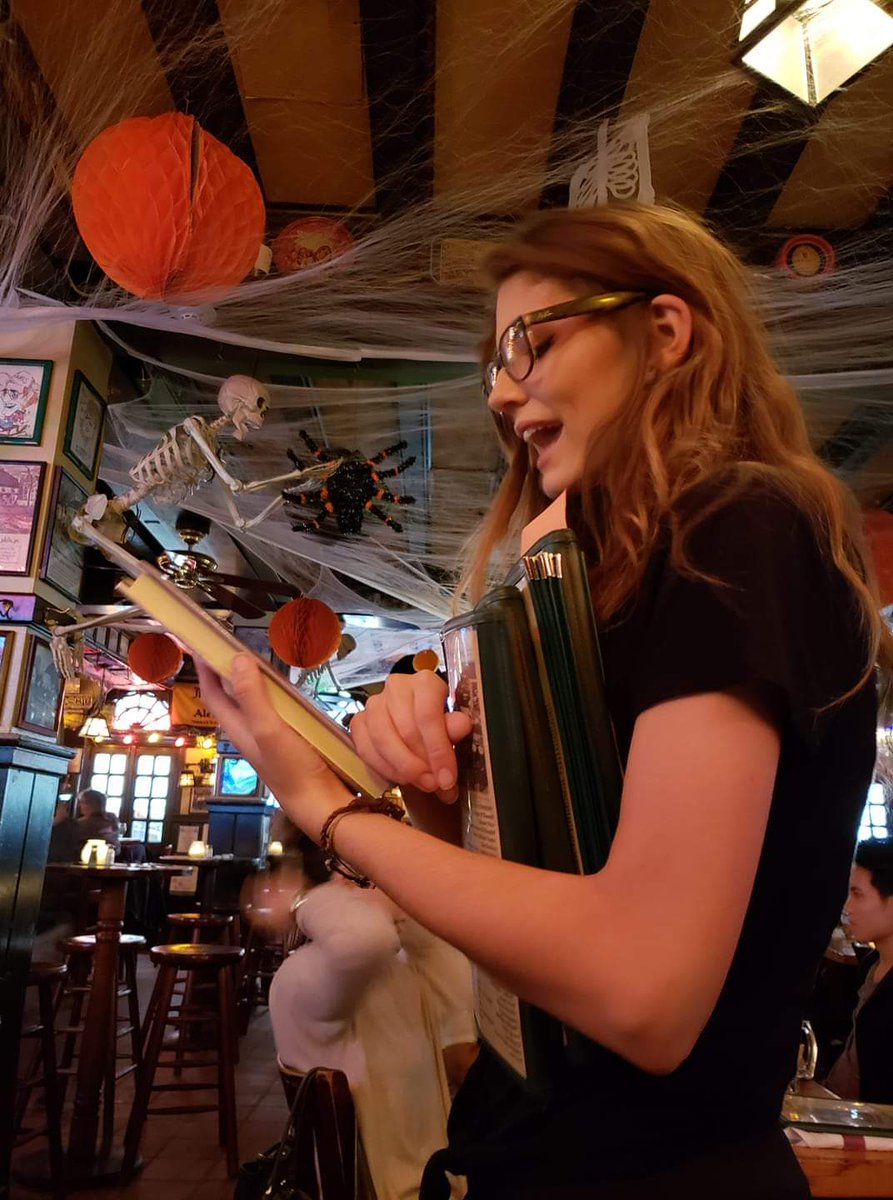 Well this is a flashback from Halloween, but <a href="/McGillins/">McGillin's</a> does #Christmas right!  #nighthawk was manager and hostess approved!