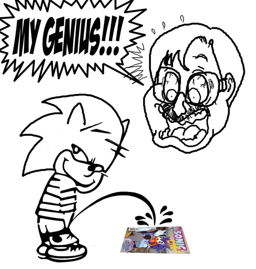 Jack on X: anytime Pen Kenders gets mad over the Sonic comic i just think  of this it makes everything he says way funnier lol   / X