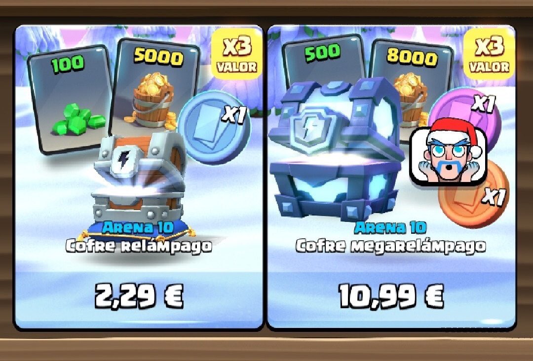 Javi14__'s tweet photo. Sorteo 3 ofertas 2 pequeñas y la grande de 11€ euros de Clash Royale especial Navidad! 🎅

Requisitos:
-Seguir a @Javi14__ 
-Seguir a @deltaroyale1 
-Dar Rt 🔁 y fav❤️. 
-Mencionar a 2 amigos. 

-Pago vía Paypal o tarjeta de Google Play,ios.
-Ganadores en 2 dias. Suerte❤️🎄🎅. https://t.co/XVgfuAQlNq