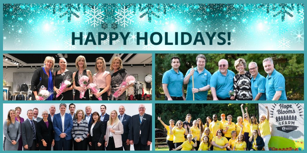 Happy Holidays &amp; Best Wishes for a Healthy 2019 from us to YOU! 🎄🎁 Thank you for bringing hope to so many in our community this past year. We could not do what we do without YOU, our amazing supporters! 🙏👍 #HappyHolidays #ThankYou #Community