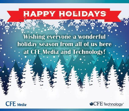 CFEMediaTech's tweet photo. Happy Holidays!!! https://t.co/UcXeiiAUEZ
