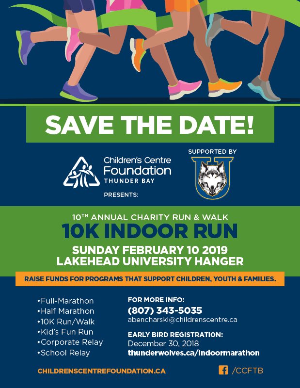 Our 10th Annual Indoor Marathon has a new look - same great event!
Early Bird registration pricing in effect until December 30th, 2018.
#tbay