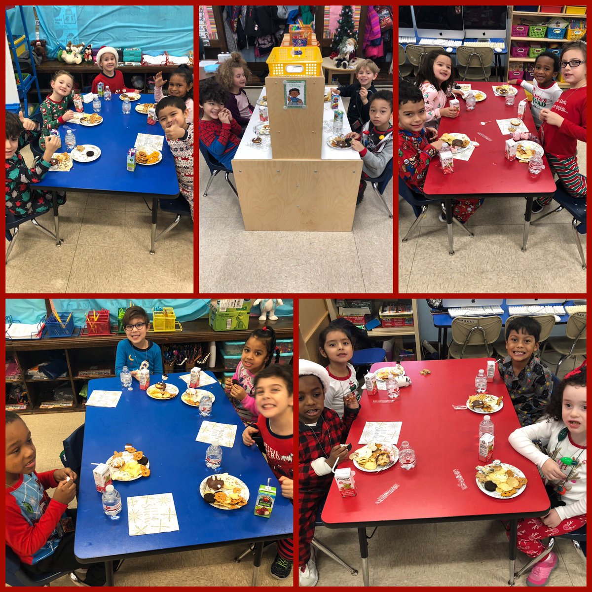 MsKallertEDU's tweet image. We’ve been very busy in room 101! We worked hard to unlock the North Pole, and today we celebrated with a pajama pizza party! Happy Holidays! #weeworkhard so #weecancelebrate 🎄🎅🏻 @WeehawkenTSD @AnnaRudowsky