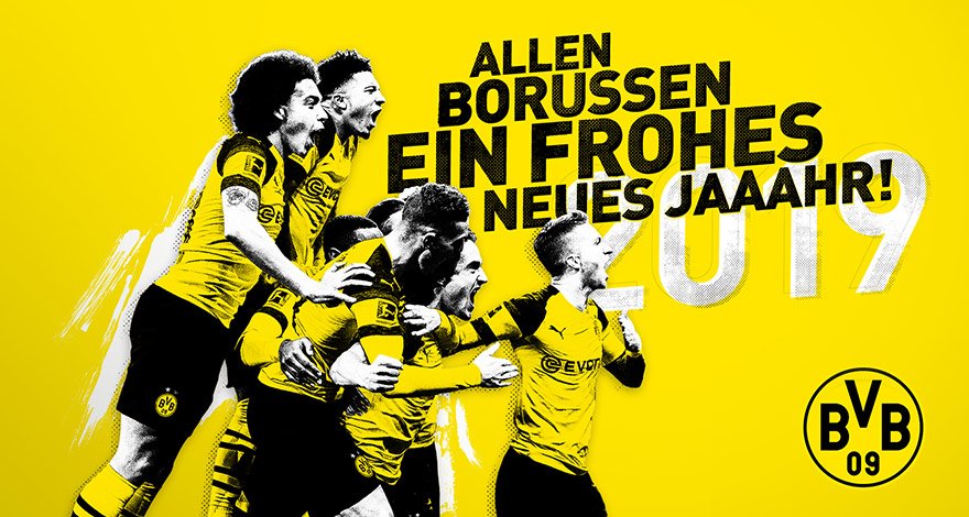 Borussia Dortmund Frohes Neues Jahr Borussen