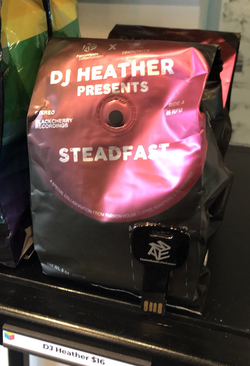 djheather's tweet photo. Crabbing some needed coffee at @passionhousecr #LoganSquare #Chicago The also have my signature blend #Steadfast in stock. Comes with a usb loaded with a mix I did exclusively for the blend. ☕️🍒 #ChristmasGiftMuch 🎁 #StopBy #LastMinute 🎅🏾 https://t.co/7XwBvjoHvk