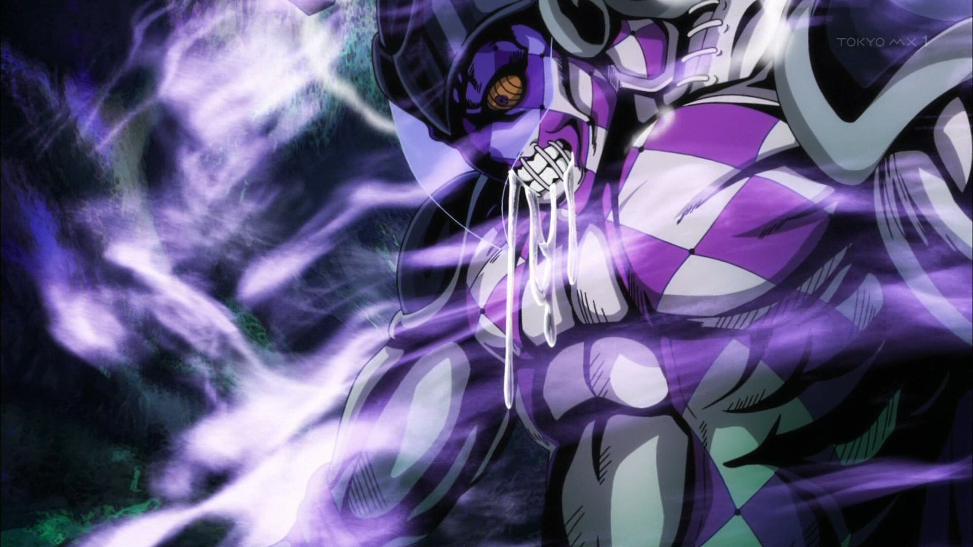 蓮 パープルヘイズ怖いけどアホかわいいところもあるんだぞ Jojo Anime