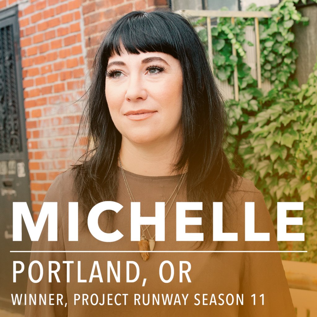 ProjectRunway's tweet image. #DesignerMichelle | Portland, OR | Winner of #ProjectRunway Season 11 👗 ✂️ #PRAllStars