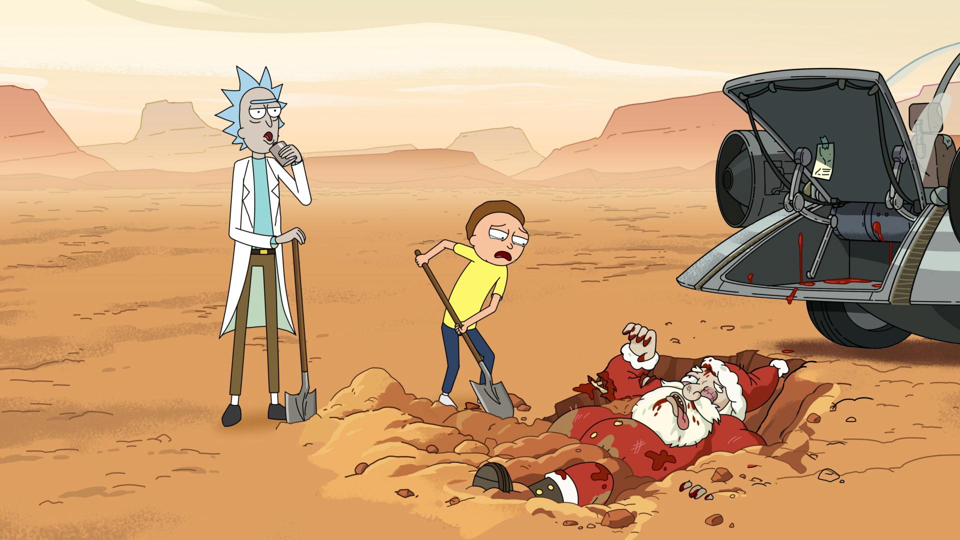 Rick and morty happy human holiday sale