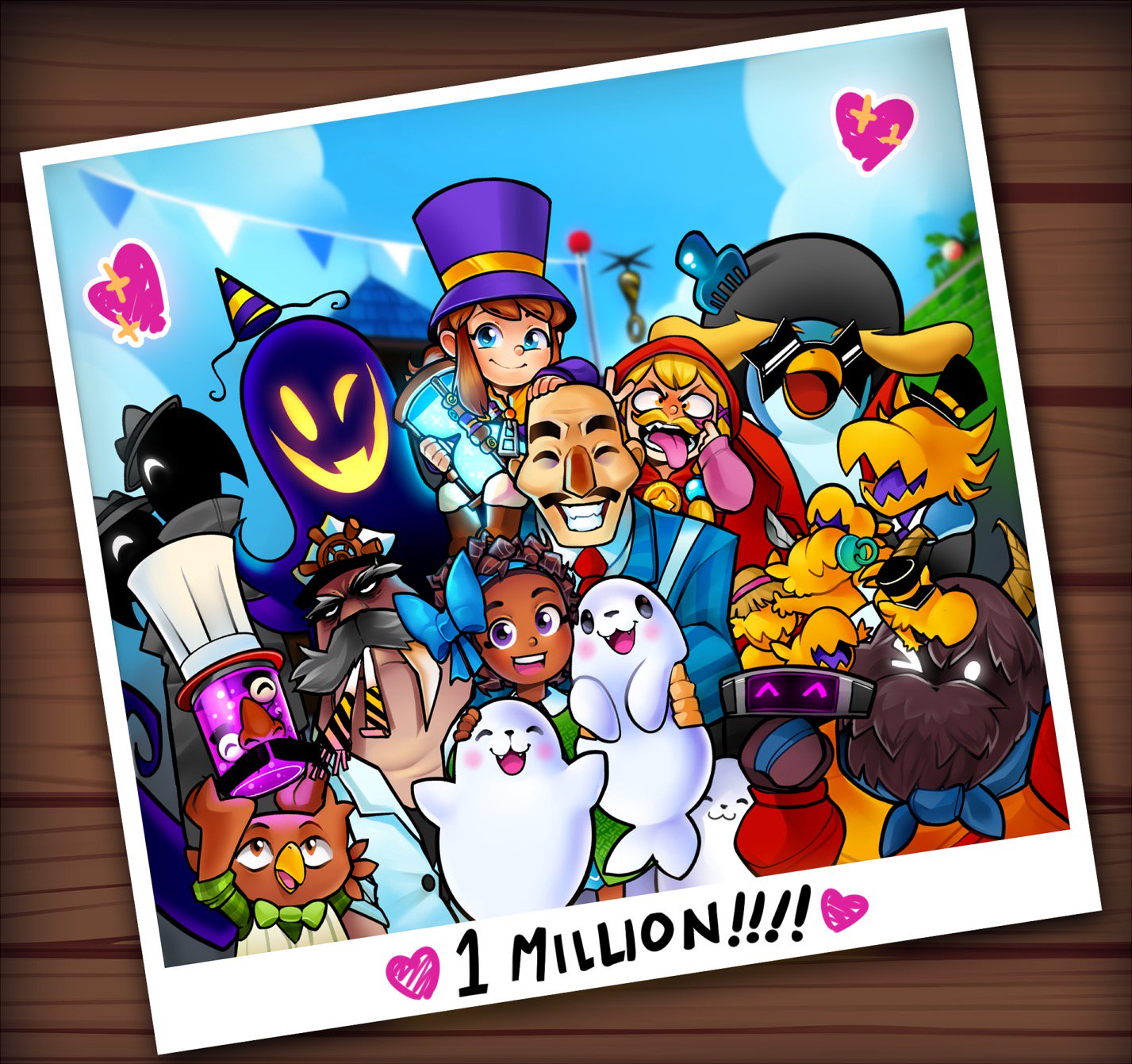 A Hat in Time on X: A Hat in Time has sold over ONE MILLION COPIES!!! We  at Gears for Breakfast are forever thankful to the amazing fans who made  this possible!