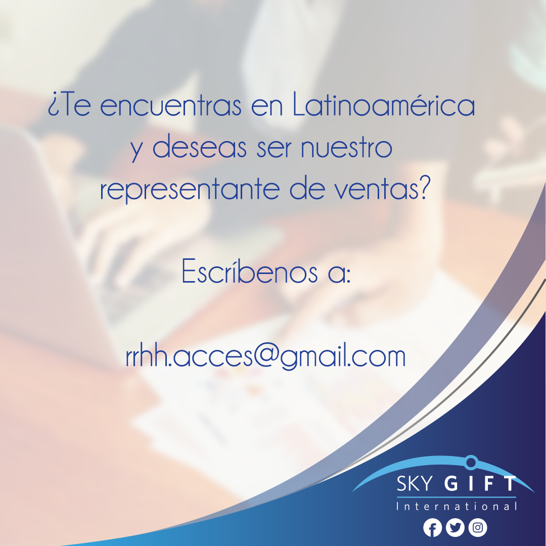 TheSkyGift's tweet photo. #TalentoHumano #RRHH #CV #Trabajo #Empleo #RepresentantedeVentas #Ventas https://t.co/uxpbE1DXRU