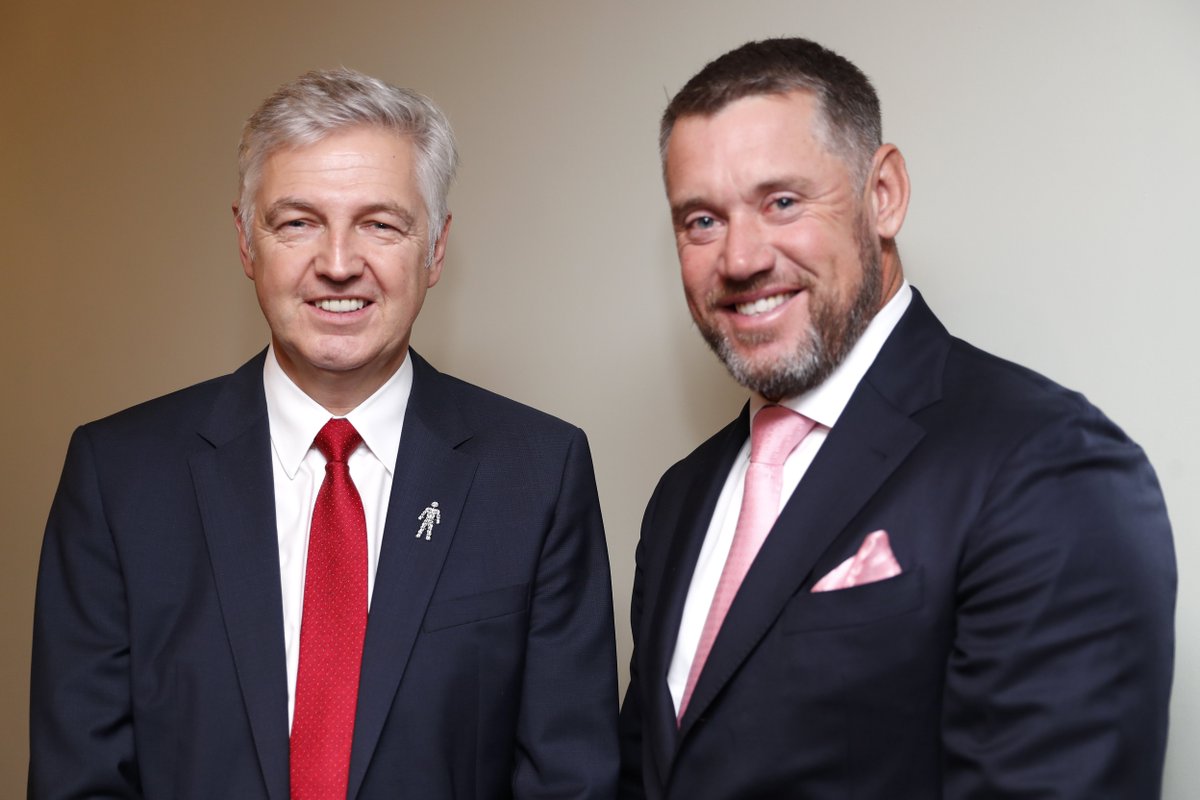 ThePGA's tweet photo. The PGA held its annual Lunch at London’s Grosvenor House Hotel this afternoon.

Men and women from the golf industry and beyond gathered for a special event with one of Europe's great players @WestwoodLee. Money raised on the day also went to The PGA Benevolent Fund. https://t.co/gfZVXpjPDb