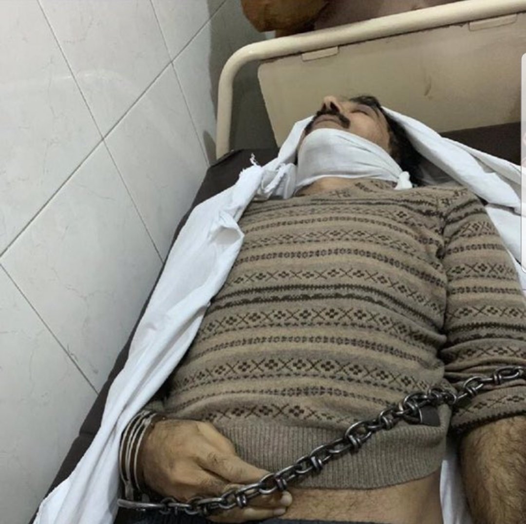 naureenjas01's tweet photo. It's the level of respect for teachers in our country. An assistant professor died handcuffed won't shake our collective conscience, what will? #Brutalact 😭 https://t.co/PWmy3X7rgI