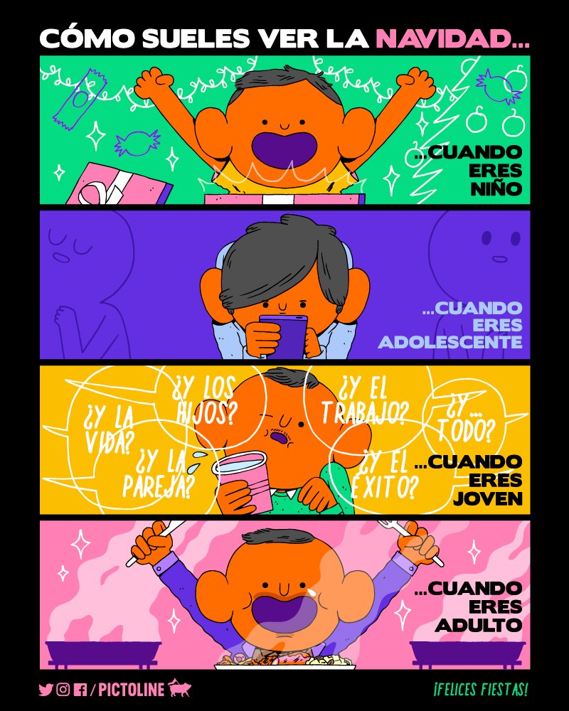 pictoline's tweet photo. Percepciones de la Navidad 🎄👀 #FelicesFiestas https://t.co/qAW2lJc5uZ
