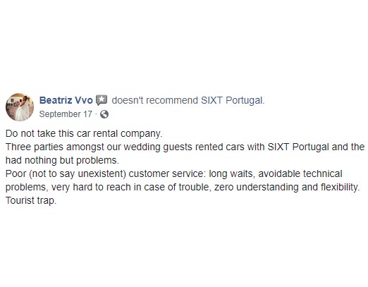 Avoid Sixt Portugal Avoidsixtpt Twitter