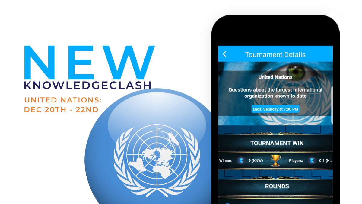 New United Nations KnowledgeClash Live in TriviaSpar!    

Learn More: triviaspar.com/2018/12/knowle…

Download TriviaSpar: triviaspar.com/download/      

#Trivia #blockchain