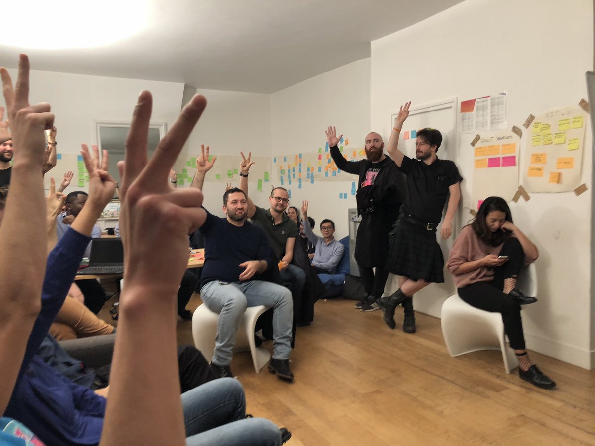 LeLion_Vert's tweet image. Fin de la 5ème semaine de formation pour les trois premières promo d’#alchimistes #lightingtalks #craftsmanship