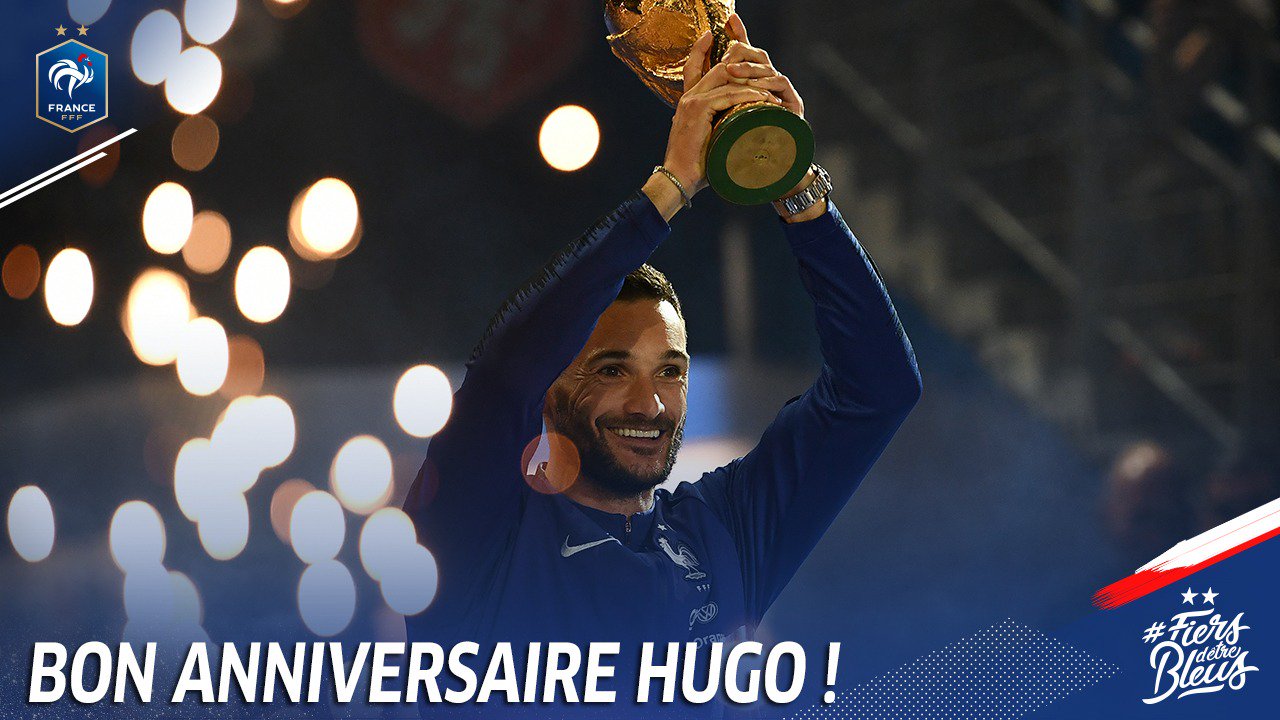 Equipe De France Notre Capitaine Fete Ses 32 Ans Aujourd Hui Bon Anniversaire Hugo Lloris Fiersdetrebleus Equipe De France Notre Capitaine Fete Ses 32 Ans Aujourd Hui Bon Anniversaire Hugo Lloris Fiersdetrebleus
