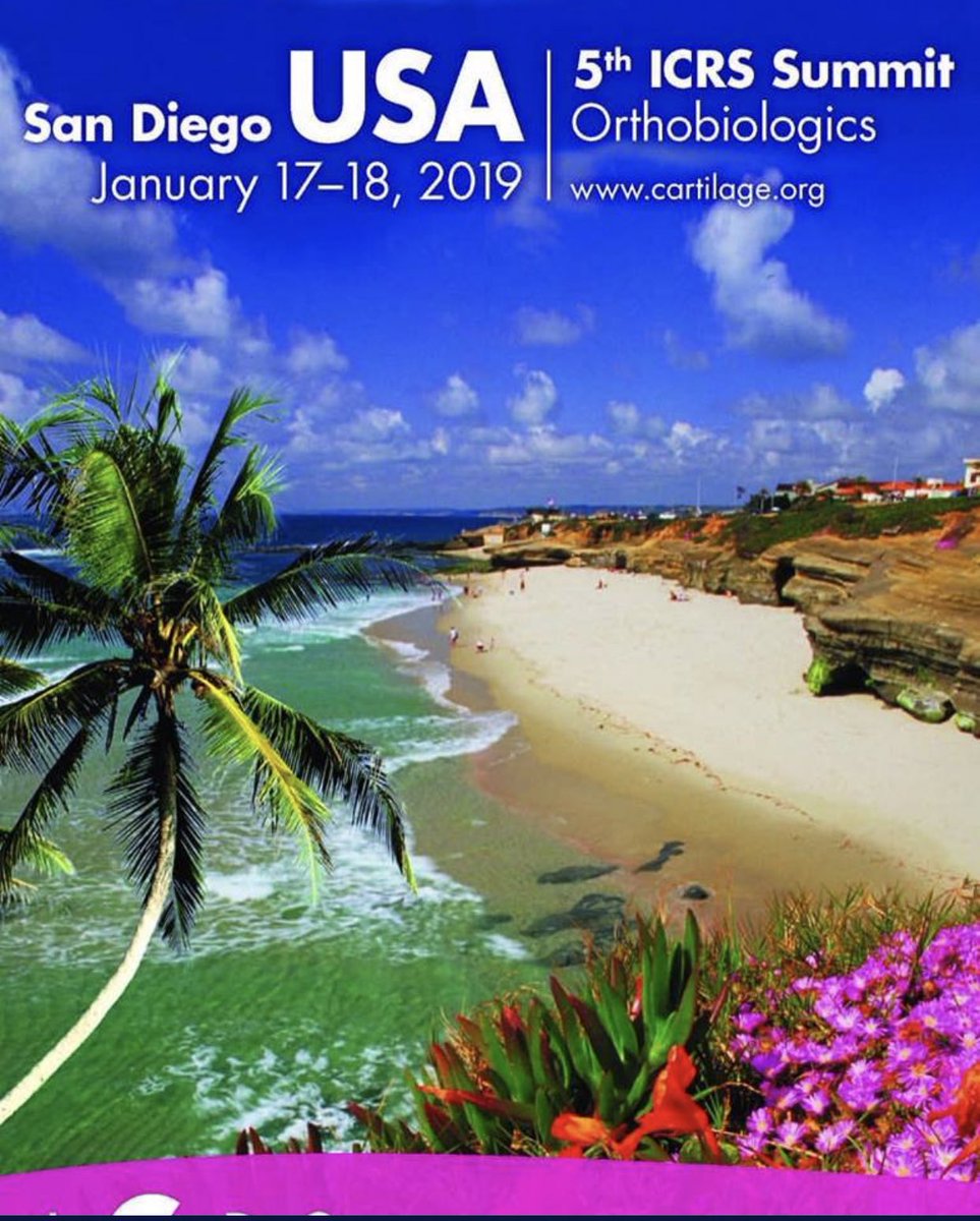 The 5th #ICRS Summit in #SanDiego. Visit this summit if you are interested in one of the hottest topics of this time: #Orthobiologics.

Visit surgicalskills.com for upcoming events in your area of interest. Register &amp; gain full access to our database.
#orthopedics #usa