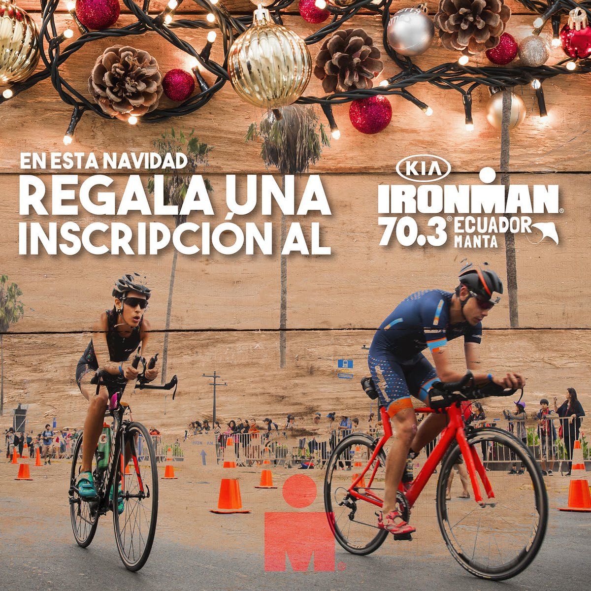 Acércate a nuestras oficinas en la Plaza del Rancho de 9am a 5pm (Av. Eugenio Espejo N24-10, Local 46) y regala una inscripción para el Kia IRONMAN 70.3 Ecuador.