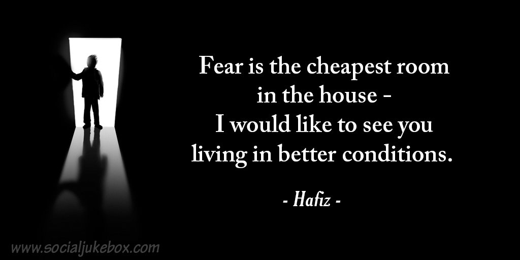 Tim Fargo On Twitter Fear Is The Cheapest Room In The