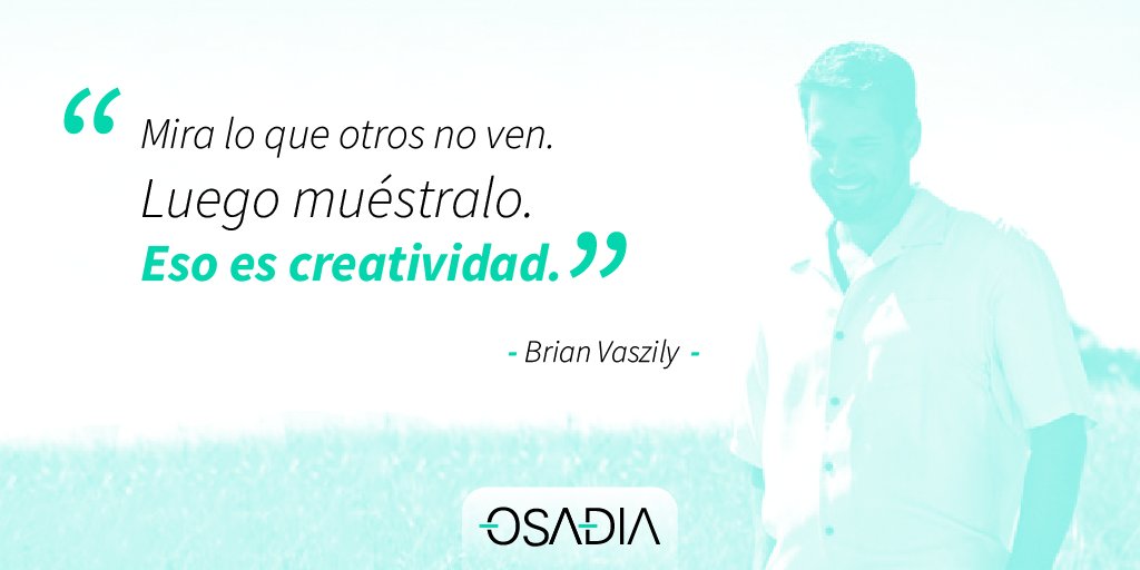 OsadiaMKT's tweet photo. La creatividad es una cuestión de interpretación. https://t.co/gALD3aMxeq https://t.co/c6r3S2UdzR