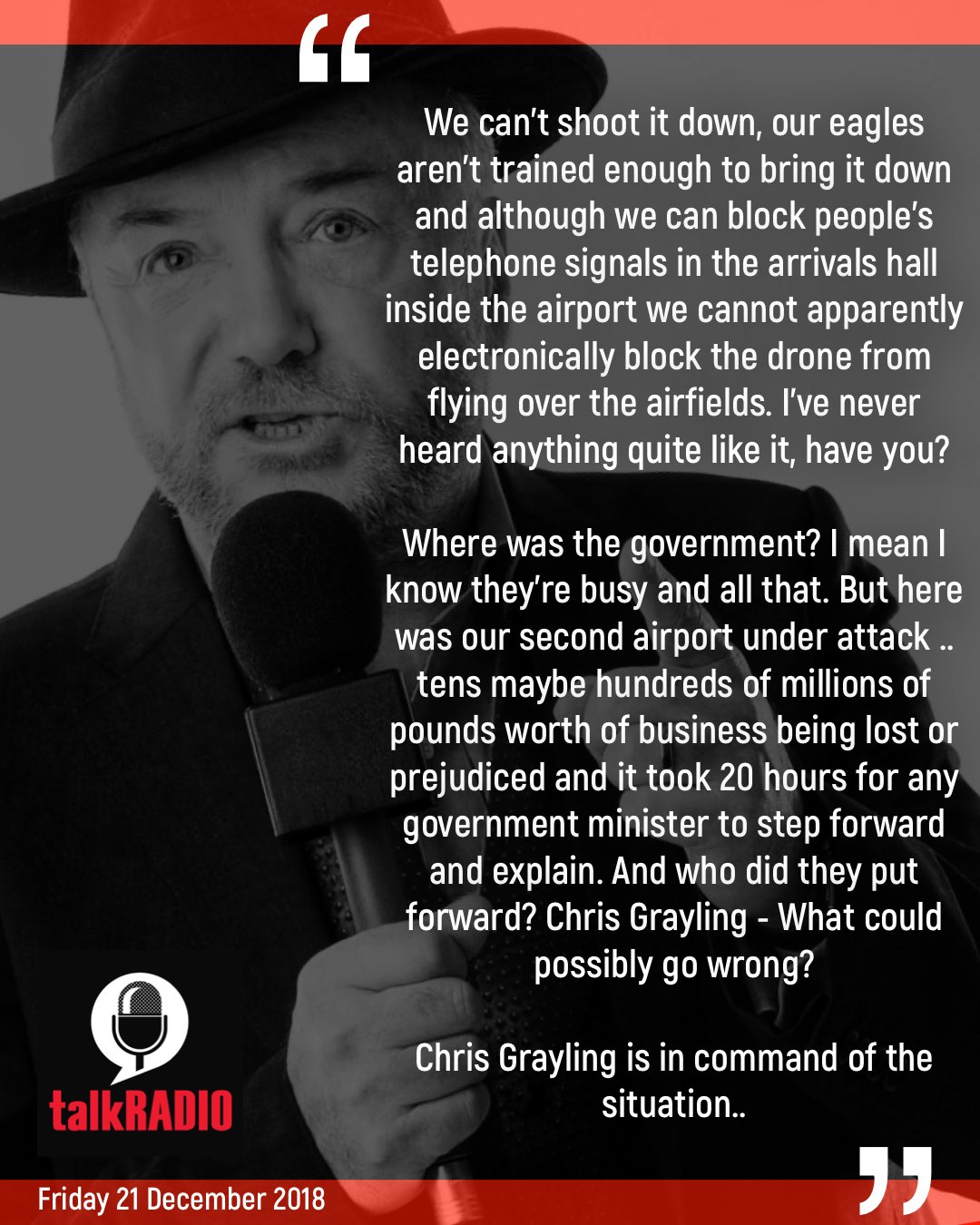 George Galloway on Twitter: "“Where was the government? I know they’re