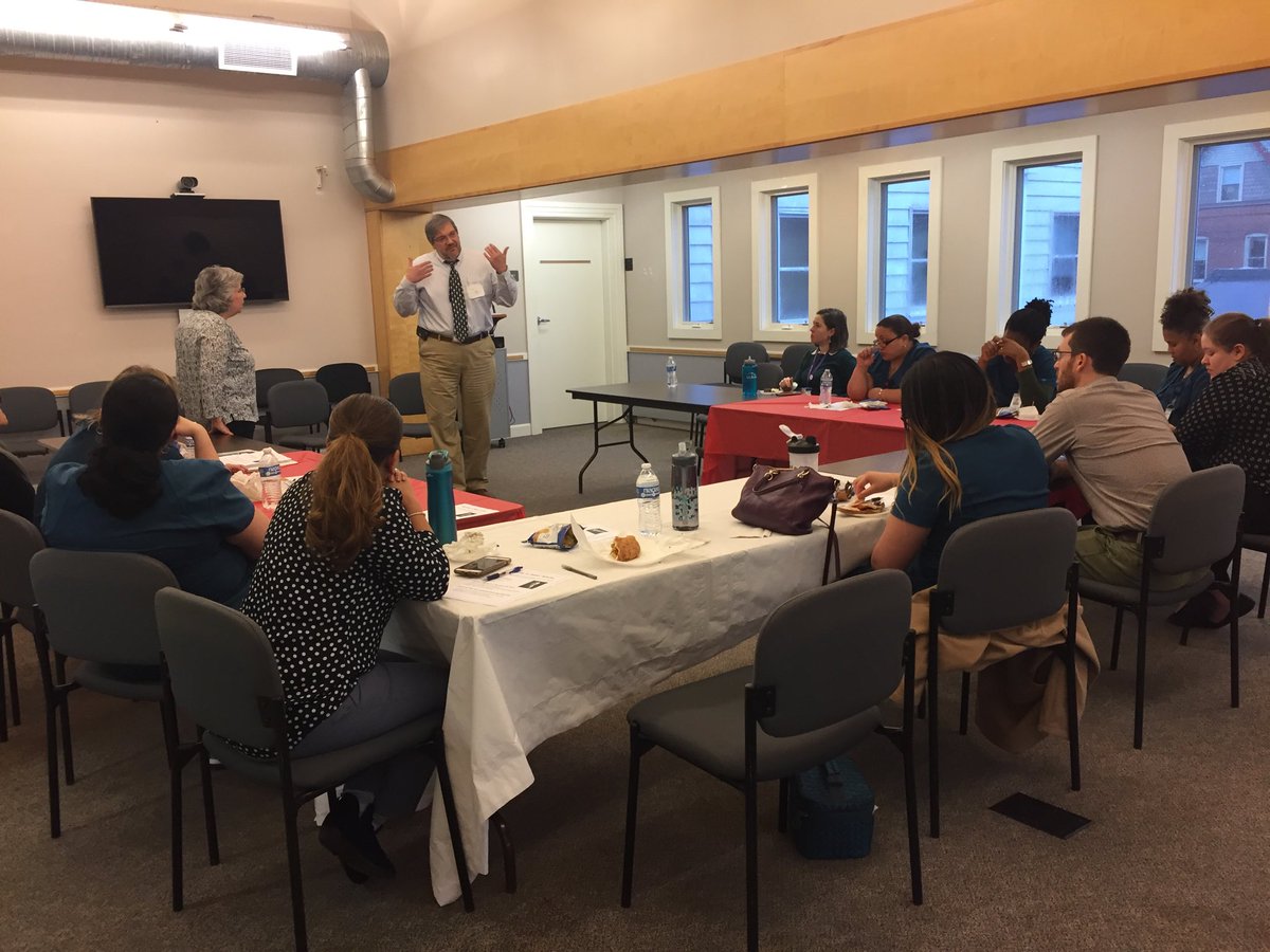 COACH Director Richard Marottoli MD is demonstrating the assessment of gait and balance in older adults to interdisciplinary providers @ Fair Haven Community Health Center