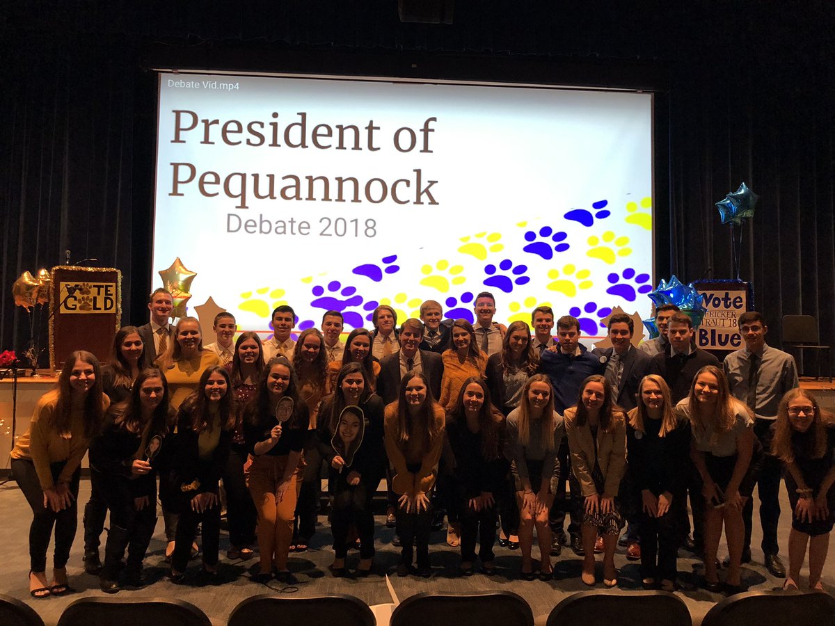 Incredibly proud of both the Blue and Gold parties! Outstanding work and enthusiasm! So grateful to work with you all :) Thank you for going above and beyond! #peqpantherpride #PresidentofPequannock2018 <a href="/2018blueparty/">Blue Party 2018 💙</a> <a href="/GoldParty2018/">Gold Party 2018</a> #proudteacher