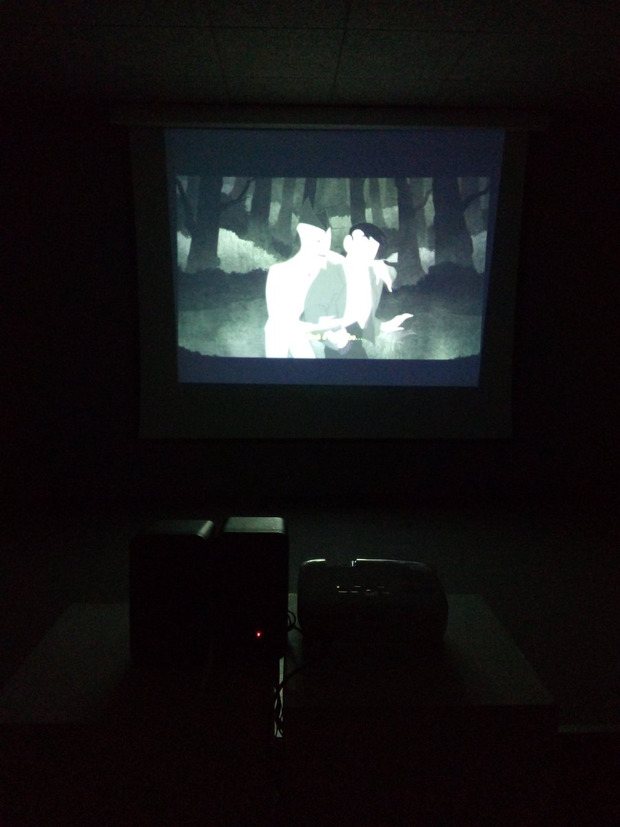 Ya ha comenzado el maratón de cortos ganadores de <a href="/CortosRodinia/">Cortos Rodinia</a>. Celebrando el <a href="/ElDiaMasCorto/">[ED+C]</a> en el @ejovenva. Aquí estaremos hasta las 21h. #cinema #Valladolid