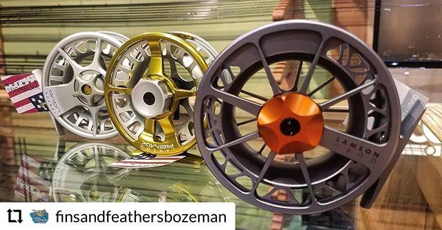 Lamson Fly Fishing on X: Fly Shop Friday!! #Repost:  @finsandfeathersbozeman - - - - - - New lamson colors! The Guru in  grey/orange, the Remix in sublime and the Liquid in vapor. #