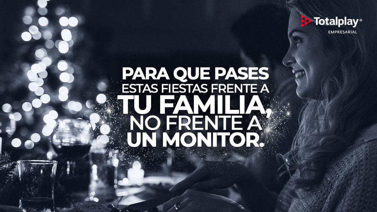 TotalplayEmp's tweet photo. Te brindamos un servicio rápido y seguro. Disfruta estas fechas con tus seres queridos. #FelicesFiestas https://t.co/KHxeHJWMwx