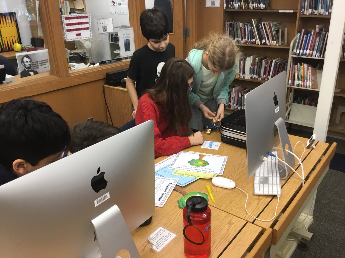 ScarsMSMusic's tweet photo. Students in Dr. Slot’s classes loved participating in a music-themed BreakoutEDU “escape room!” Thanks to Mrs. Elsen for her hard work that make this possible! Happy break, everyone! #scarsdalemspride https://t.co/aWEddr2RGk