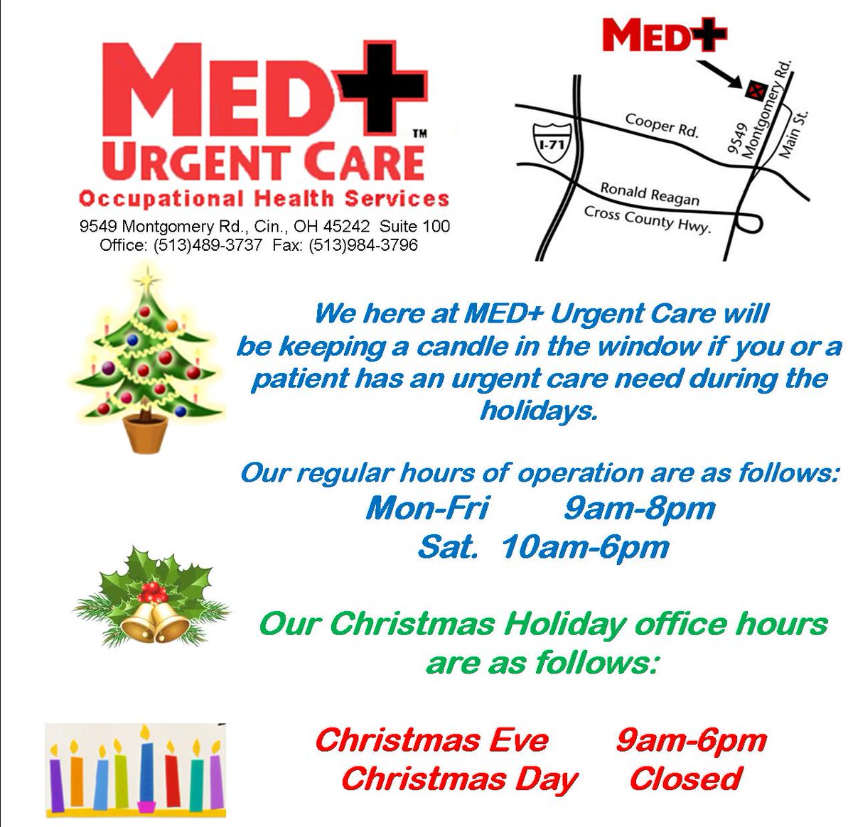 medplustesting's tweet image. Merry Christmas and Happy Holidays From MED+!
medplusurgentcare.com