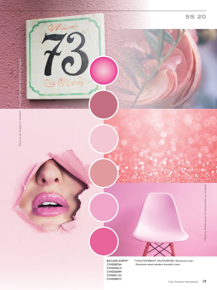 _colorsolutions's tweet photo. A delicate combination of pinks, both vibrant and soft are transitioning from warm to cool tones
#trends #colors #colorpalette https://t.co/teIo9mq0Bb